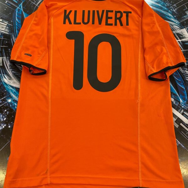 Camiseta de la selección de holanda año 2000 talle M 10 Kluivert