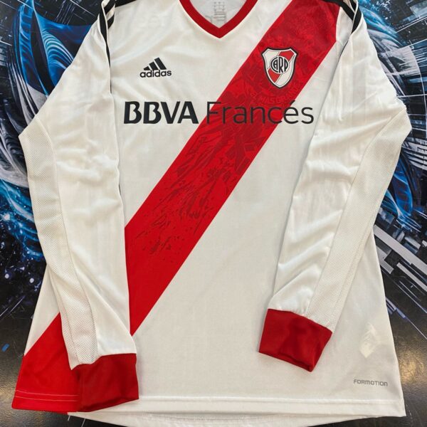 Camiseta mangas largas de river plate 2013 14 formotion talle L imperdible tenela!!!!! 💵🎉✔️💣