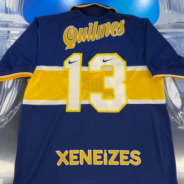 MATCHWORN Camiseta de boca juniors 1997 talle M utileria jugador 13 Traverso imperdible tenela!!!!! 💵🎉✔️💣