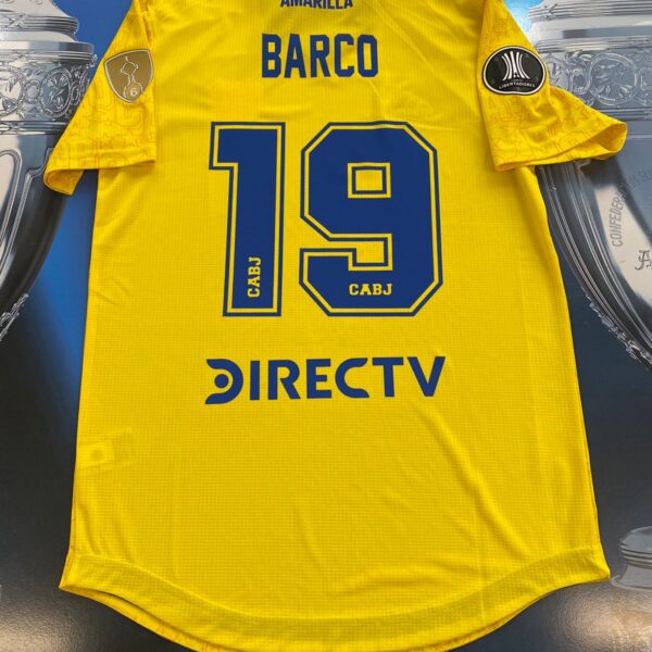 Camiseta alternativa amarilla de boca versión de juego copa libertadores 19 barco talle S imperdible tenela!!!!! 💵🎉✔️💣