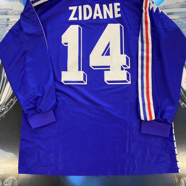 Camiseta mangas largas de la seleccion de francia 1994 1996 talle 3 imperdible tenela!!!!! 💵🎉✔️💣