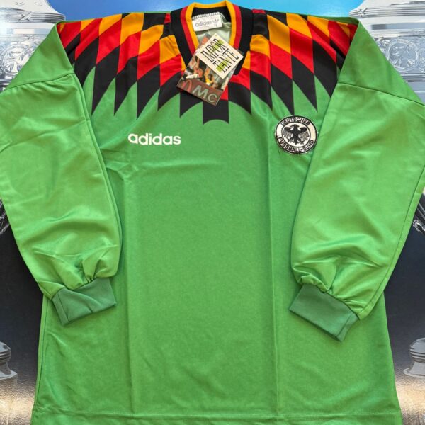 Camiseta alternativa mangas largas de la seleccion de alemania 1994 1996 talle 1 imperdible tenela!!!!! 💵🎉✔️💣