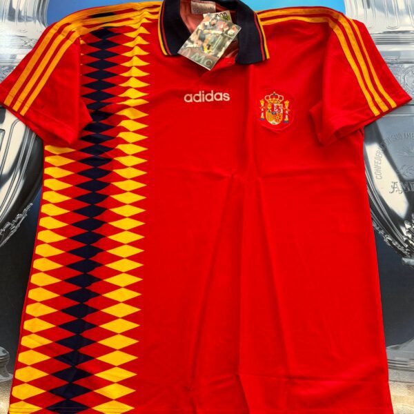 Camiseta de la seleccion de españa 1994 1996 talle 4 imperdible tenela!!!!! 💵🎉✔️💣