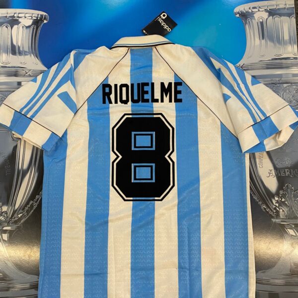 Camiseta de la selección argentina año 1997 talle 4 8 riquelme nueva con etiqueta