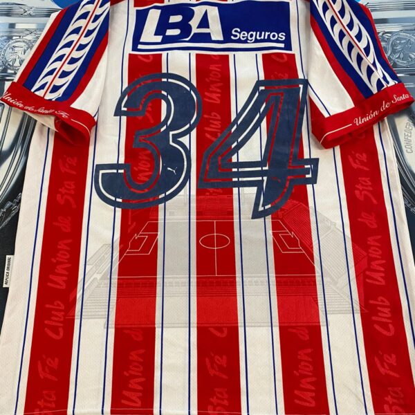 ⭐️MATCHWORN Camiseta de union de santa fe puma talle L 34 imperdible tenela!!!!! 💵🎉✔️💣