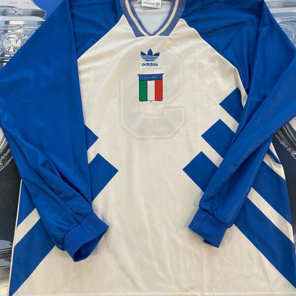 Camiseta alternativa de deportivo italiano adidas original de época talle 4 9 imperdible tenela!!!!! 💵🎉✔️💣