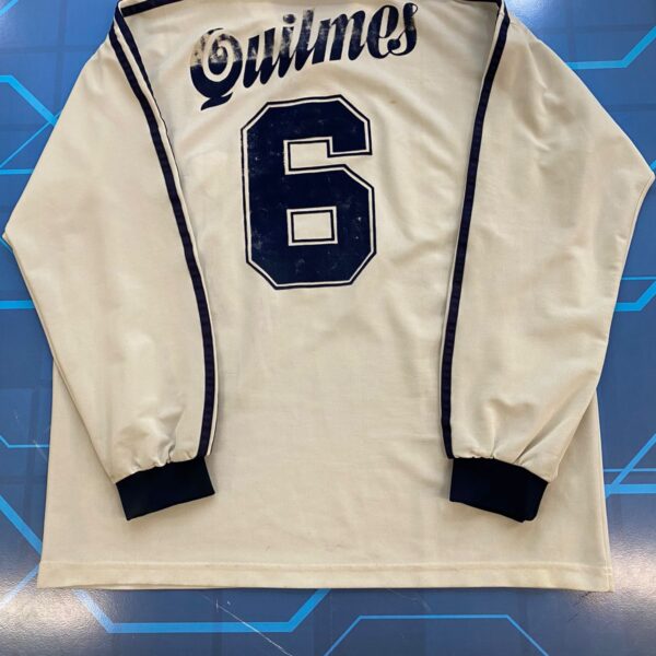 Camiseta mangas largas de quilmes original de época utileria 6 talle 4 imperdible tenela!!!!! ✔️