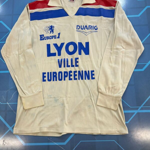 ⭐️MATCHWORN Camiseta del lyon año 1988 usada por 16 turco garcia talle XXL imperdible tenela!!!!! 💵🎉✔️💣