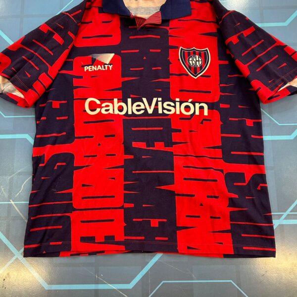 Camiseta de san lorenzo 1995 11 numero pintura talle 12 (XL) imperdible tenela!!!!! 💵🎉✔️💣