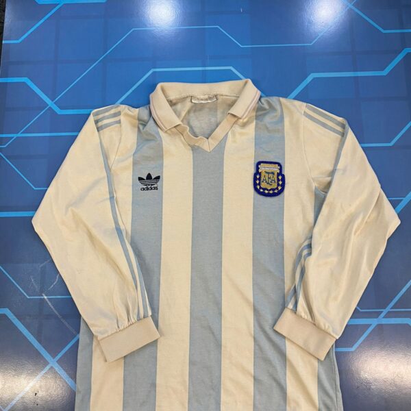 Camiseta mangas largas de la seleccion argentina 10 talle 3 imperdible tenela!!!!! 💵🎉✔️💣
