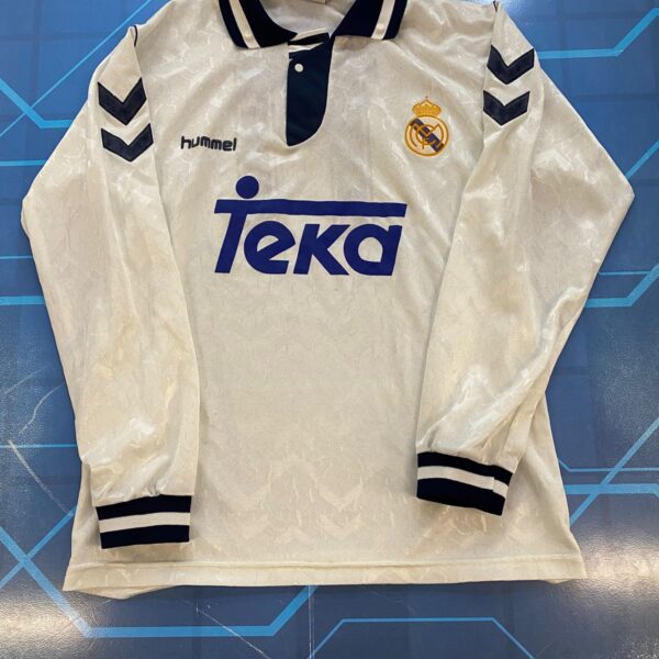 ⭐️MATCHWORN Camiseta mangas largas del real madrid 1992 1993 11 talle L