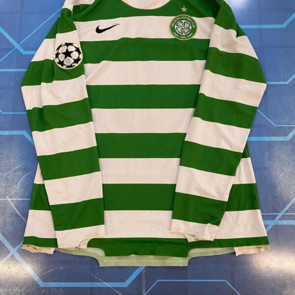 Camiseta manga larga de juego del  celtic  5  caldwell talle L