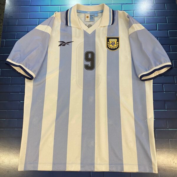 ⭐️MATCHWORN Camiseta de la seleccion argentina 1999 9 batistuta talle XL