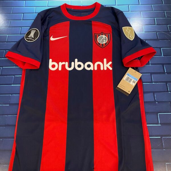 Camiseta de  san lorenzo 2024 talle M versión de juego 4  romaña copa libertadores