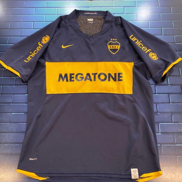 Camiseta de boca juniors 2007 17 boselli talle L