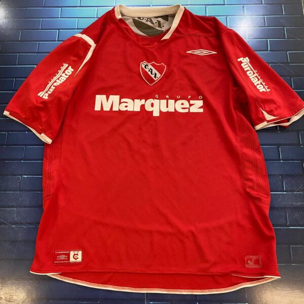 Camiseta de independiente utileria 100 años 4 talle XL
