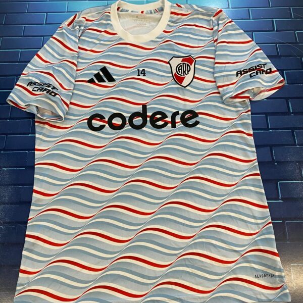 Remera pre match de river plate 14 talle M