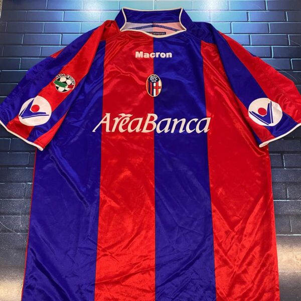 Camiseta del  bologna 2003 2004 usada por 18 guly talle XL