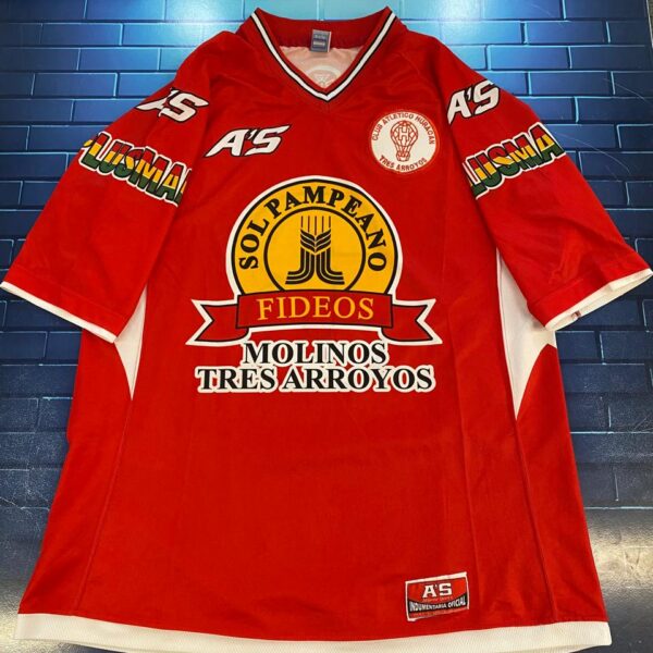 Camiseta de huracan de tres arroyos 2006 utileria  3 talle XL