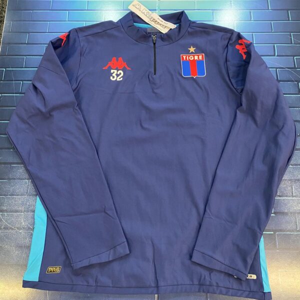 Buzo medio cierre de entrenamiento tigre 2025 talle XL