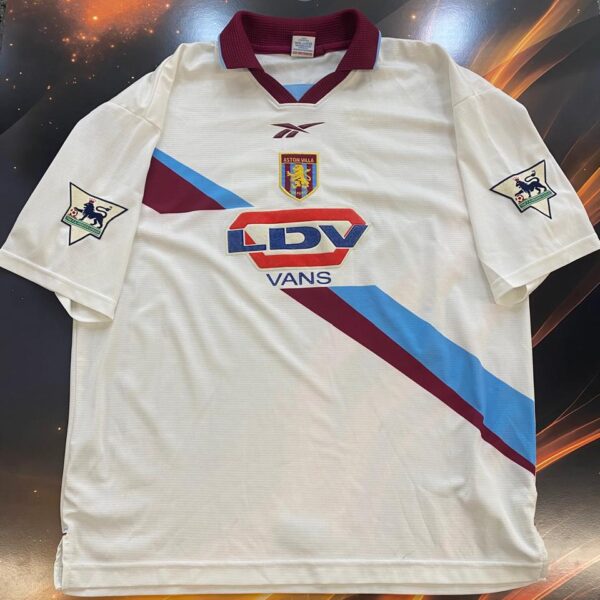 Camiseta del aston villa 18 carbone 199 2000 talle 42 44 (L)