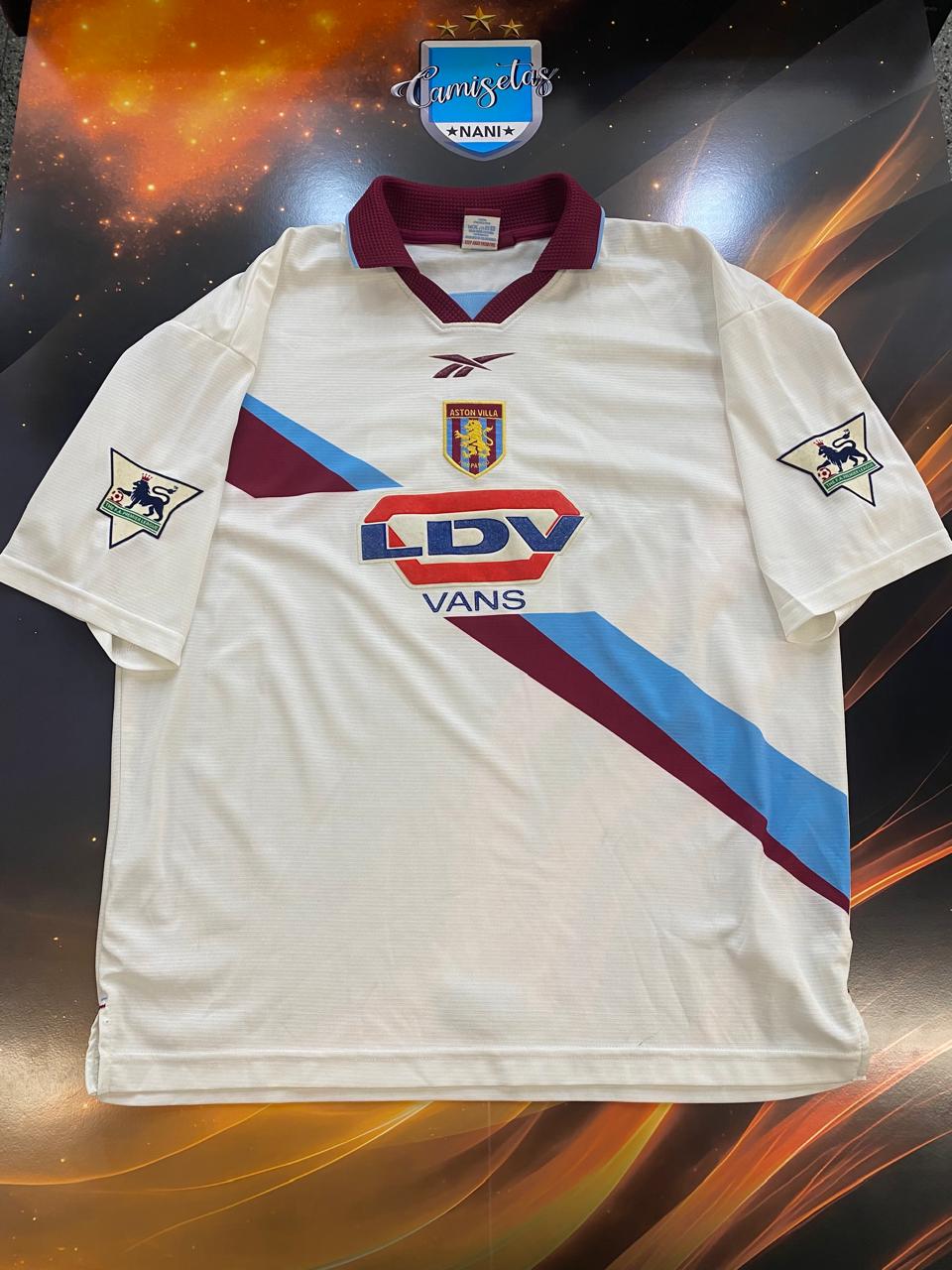 Camiseta del aston villa 18 carbone 199 2000 talle 42 44 (L