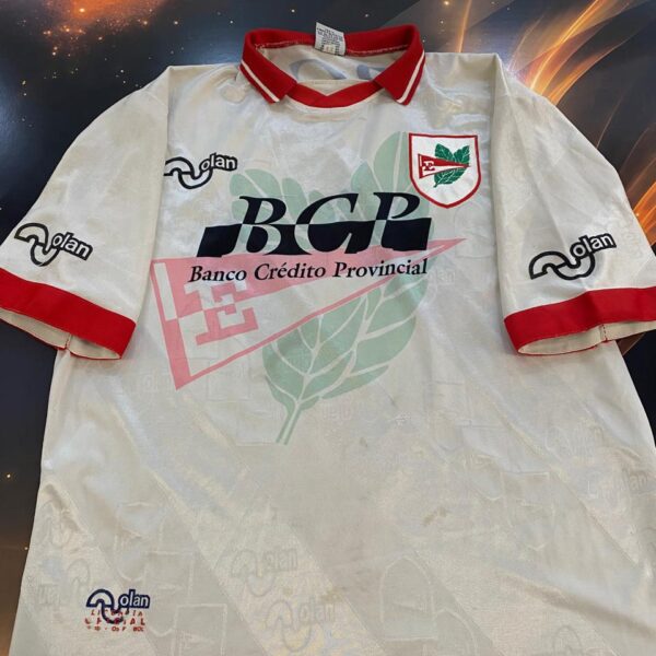 Camiseta de estudiantes de la plata ascenso a primera nacional B 1995 usada por martin palermo!