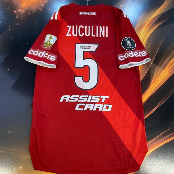 Camiseta alternativa de  river plate versión jugador copa libertadores 2021 5  zuculini talle S