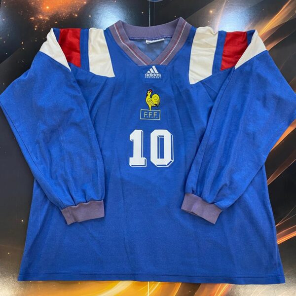 Camiseta de la seleccion de francia años 90 talle 4 manga larga !