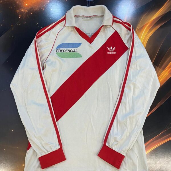 Camiseta mangas largas de river plate 1990 1992 10 nro pintura talle 3