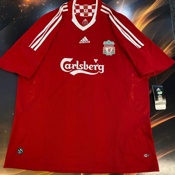 Camiseta del liverpool 2008 8 gerrard nueva con etiqueta talle XL