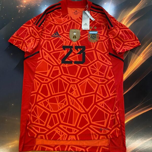 Camiseta de arquero seleccion argentina campeón copa america 2021 23  Martinez talle XL
