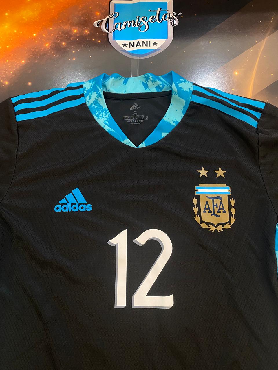 Camiseta de arquero de la seleccion argentina jjoo 2020 12 d andrea talle S