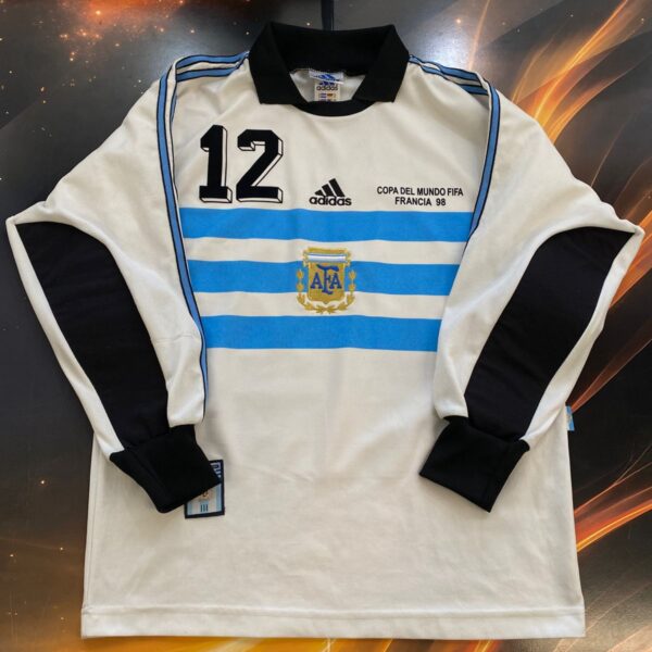 Buzo de arquero de la seleccion argentina 1998 12 burgos talle S