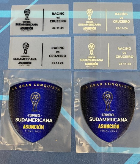 Parches de la final copa sudamericana racing vs cruzeiro (set entero)