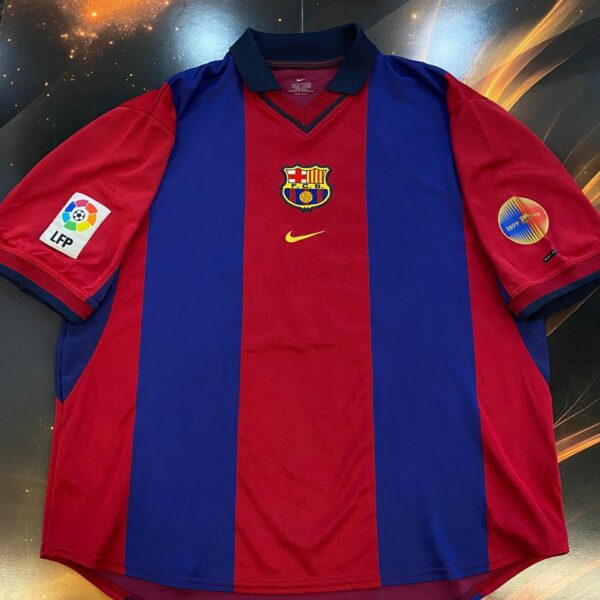 Camiseta del barcelona  100 años 21  luis enrique talle XL