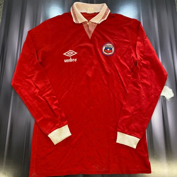 ⭐️MATCHWORN Camiseta mangas largas de la seleccion de chile 1992 7 talle L