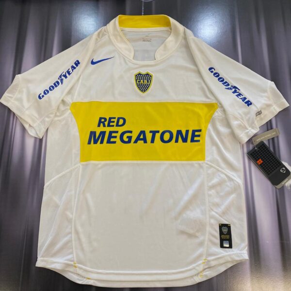 Camiseta alternativa de boca juniors 2004 2005 nueva con etiqueta 9 talle S