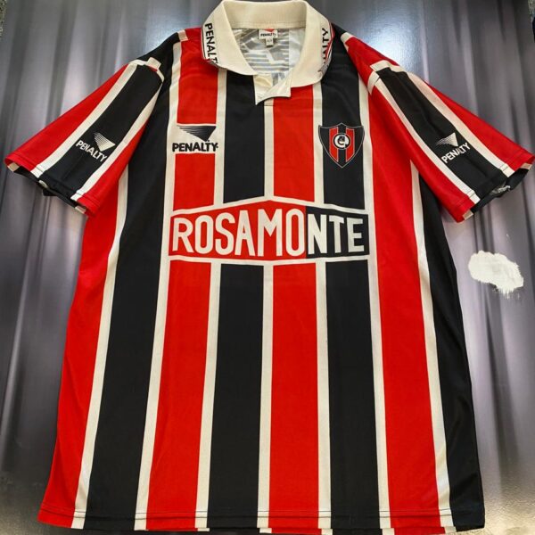 Camiseta de chacarita 1994 1995 7 nro pintura talle 12 (XL)