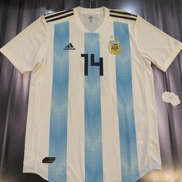 Camiseta de la seleccion argentina versión jugador 2018 14 talle 8