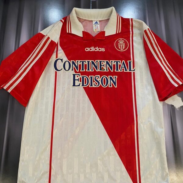 Camiseta del monaco 1997 1998 28 Henry talle L