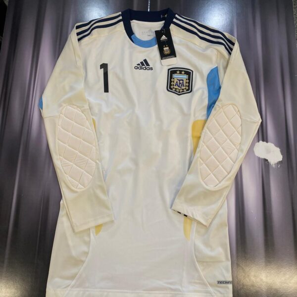 Buzo de arquero de la seleccion argentina techfit 2012 2013 1 talle 9