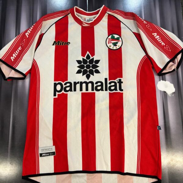 camiseta usada en juego por tito pompei, estudiantes de la plata titular año 2000