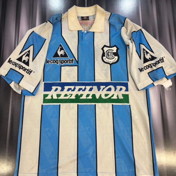 camiseta de gimnasia de jujuy usada en juego año 1998 24  matchworn talle 4