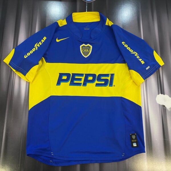 Camiseta de boca juniors 2003 2004 10 carlitos talle S
