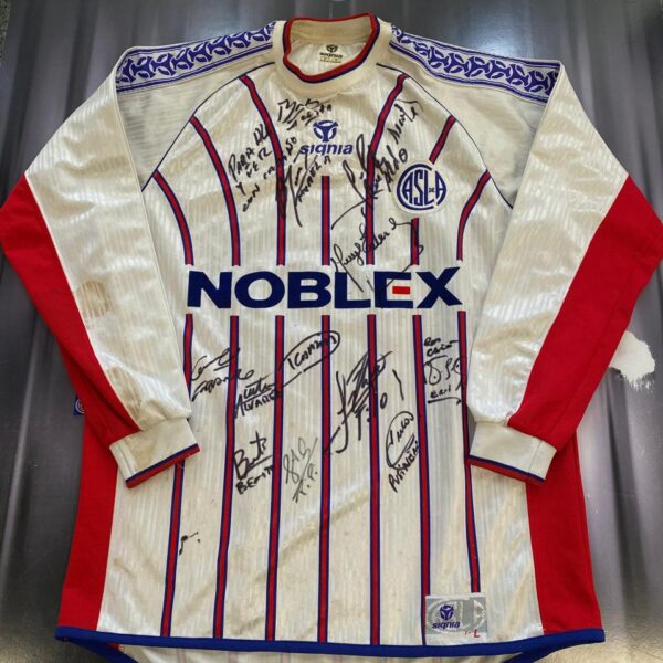 MATCHWORN  Camiseta alternativa mangas largas de san lorenzo ‍⬛ 2001  8  guillermo franco talle L