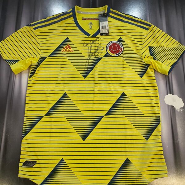 Camiseta de la seleccion de  colombia versión jugador 2019  10 james talle 8