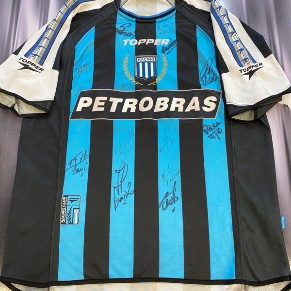 Camiseta alternativa de racing original de época año 2004 talle XL !