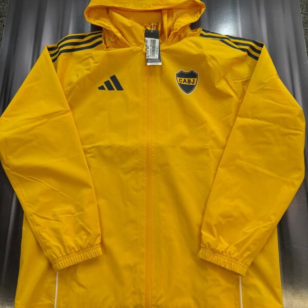 campera de lluvia boca juniors tiro 25 talle L