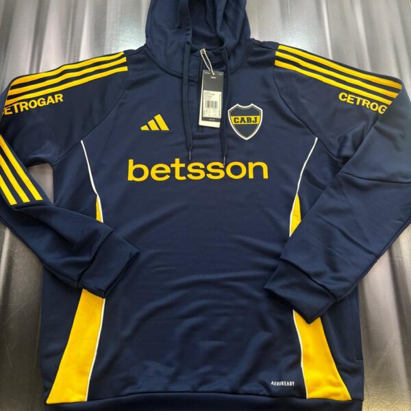 Nuevo buzo con capucha de Boca juniors concentracion 2025